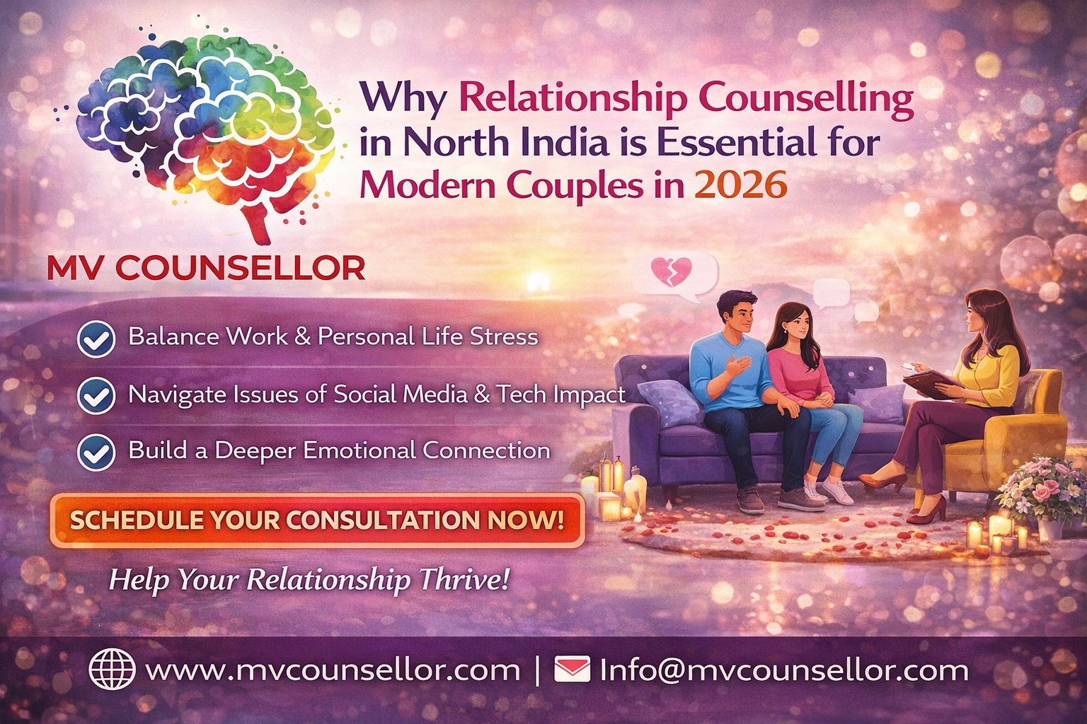 Why Relationship Counselling in North India is Essential for Modern Couples in 2026